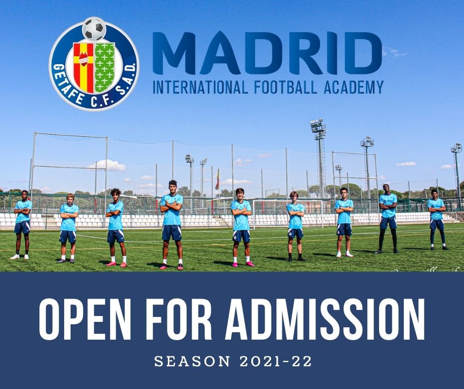 Getafe International Madrid Football Academy Open for Admission
