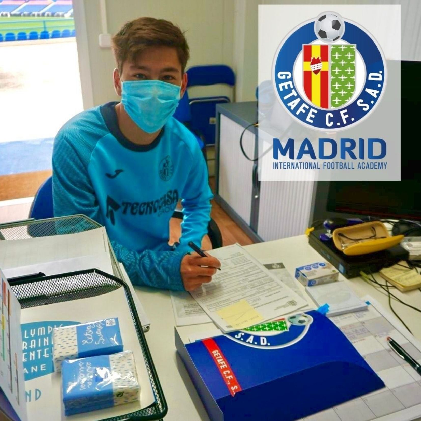 Max Ogawa Signs with the Under19 Getafe CF Team